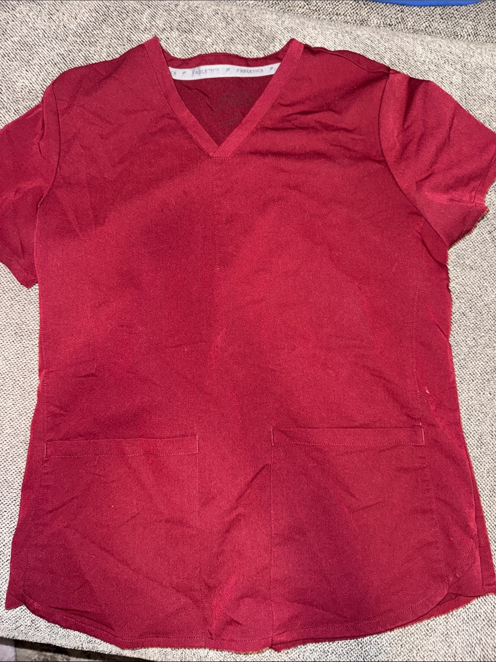 Fabletics Women's Burgundy Track Pants & Joggers Set - Picture 2 of 3